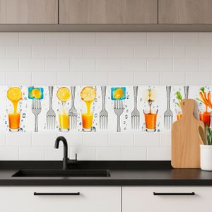 Listelo TENEDOR de 20 x 60 cm de multicolores neutros. - PASSARELLA