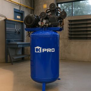 Compresor de aire Vertical con motor de 7,5 HP de 300 lts de capacidad de 220V - K PRO
