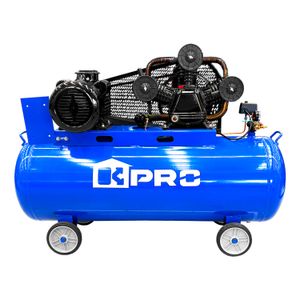 Compresor de aire con motor de 10 HP de 300 lts de capacidad de 220V. - K PRO