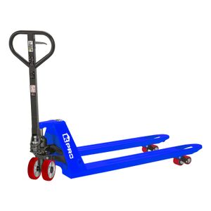 Carretilla hidráulica de 68,5 x 122 cm con ruedas de hule / poliuretano para cargas de hasta 2 ton. - K PRO