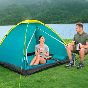 Carpa verde para DOS personas de 2,05 x 1,45 x 1 m. - BESTWAY