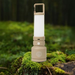 Linterna RECARGABLE para camping 2 en 1 con cargador USB tipo C. - BUNK HOUSE