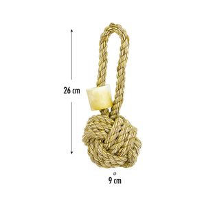 Juguete para perros de 26 cm de soga con nudo grande. - PUPPY & CO