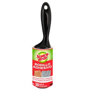 Rodillo removedor de pelusas con 30 hojas de 10.1 x 4.5 cm (cada hoja). - SCOTCH BRITE
