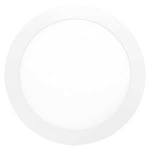 Panel LED redondo empotrable de 18W con luz neutra de 4000K a 100V - 240V de 1080 lm para techo. - BRIGHT STAR