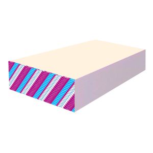 Placa de yeso (ST) STANDAR de 1.22 x 2.44 m x 12.7 mm para uso en interiores. - GYPTECH
