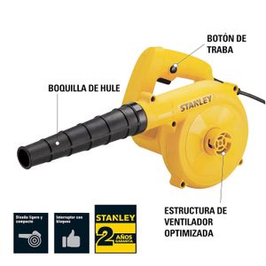 Soplador / Aspiradora SPT 500B3 profesional de 110V de 500W de potencia. - STANLEY