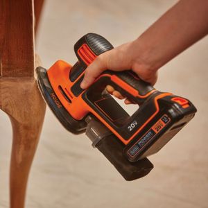 Lijadora inalámbrica tipo MOUSE® de 20V MAX de 1,5 Ah. - BLACK + DECKER