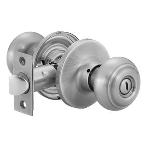Cerradura para baño o dormitorio sin llave NIKEL SATIN PALACE. - KWIKSET