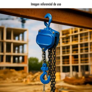 Tecle de cadena para cargas de 5 toneladas de 3 mts. - K PRO