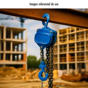 Tecle de cadena para cargas de 3 toneladas de 3 mts. - K PRO