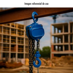 Tecle de cadena para cargas de 2 toneladas de 3 mts. - K PRO