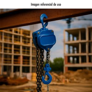 Tecle de cadena para cargas de 1 tonelada de 3 mts. - K PRO