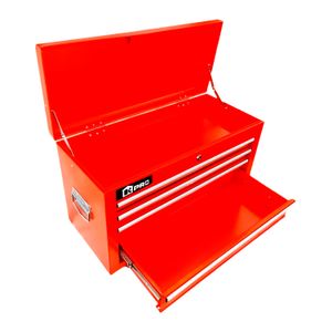 Gabinete para herramientas pequeño de 60 x 26 x 34 cm, con 5 compartimentos rojo. - K PRO