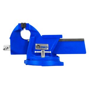 Entenalla fija con cuerpo de hierro forjado y base de 5". - K PRO