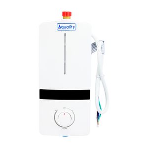 Calentador de agua eléctrico MINI de 220V de 5.5 kW de potencia de 8,5 x 32 x 13 cm. - AQUALITY