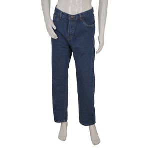 Pantalón de trabajo INDIGO N-28 de tela jean de 14 Onz para trabajos pesados. - SM PROVEEDORES