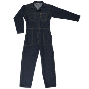 Overol de trabajo INDIGO talla XTRA LARGE de tela jean de 14 Onz para trabajos manuales. - SM PROVEEDORES
