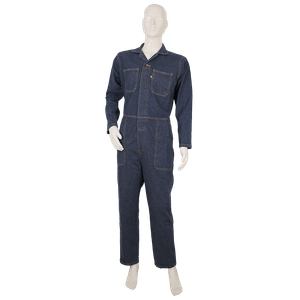 Overol de trabajo INDIGO talla MEDIUM de tela jean de 14 Onz para trabajos manuales. - SM PROVEEDORES