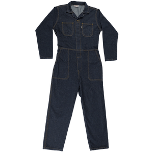 Overol de trabajo INDIGO talla MEDIUM de tela jean de 14 Onz para trabajos manuales. - SM PROVEEDORES