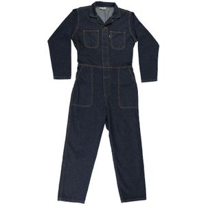 Overol de trabajo INDIGO talla LARGE de tela jean de 14 Onz para trabajos manuales. - SM PROVEEDORES