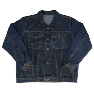 Chompa de trabajo INDIGO talla LARGE de tela jean de 14 Onz resistente a la fricción. - SM PROVEEDORES