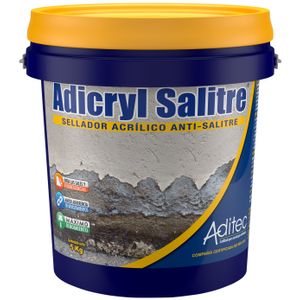 Sellador de paredes ADICRYL SALITRE para superficies porosas 1 gl. - ADITEC