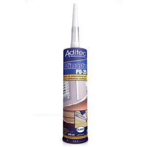 Sellador de juntas ADIMASTIC PU-25 Blanco multipropósito 300 ml. - ADITEC