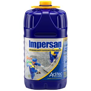 Impermeabilizante plastificante IMPERSAN DM para mezcla de hormigón expuesto al agua 20 kg. - ADITEC