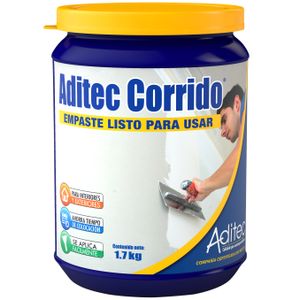 Empaste CORRIDO para empastar láminas de fibrocemento o gypsum 1,7 kg. - ADITEC