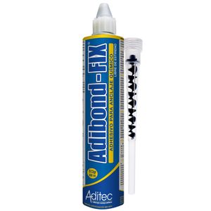 Anclaje químico epóxico ADIBOND FIX para anclar varillas en hormigón (chicotes) 300 ml. - ADITEC