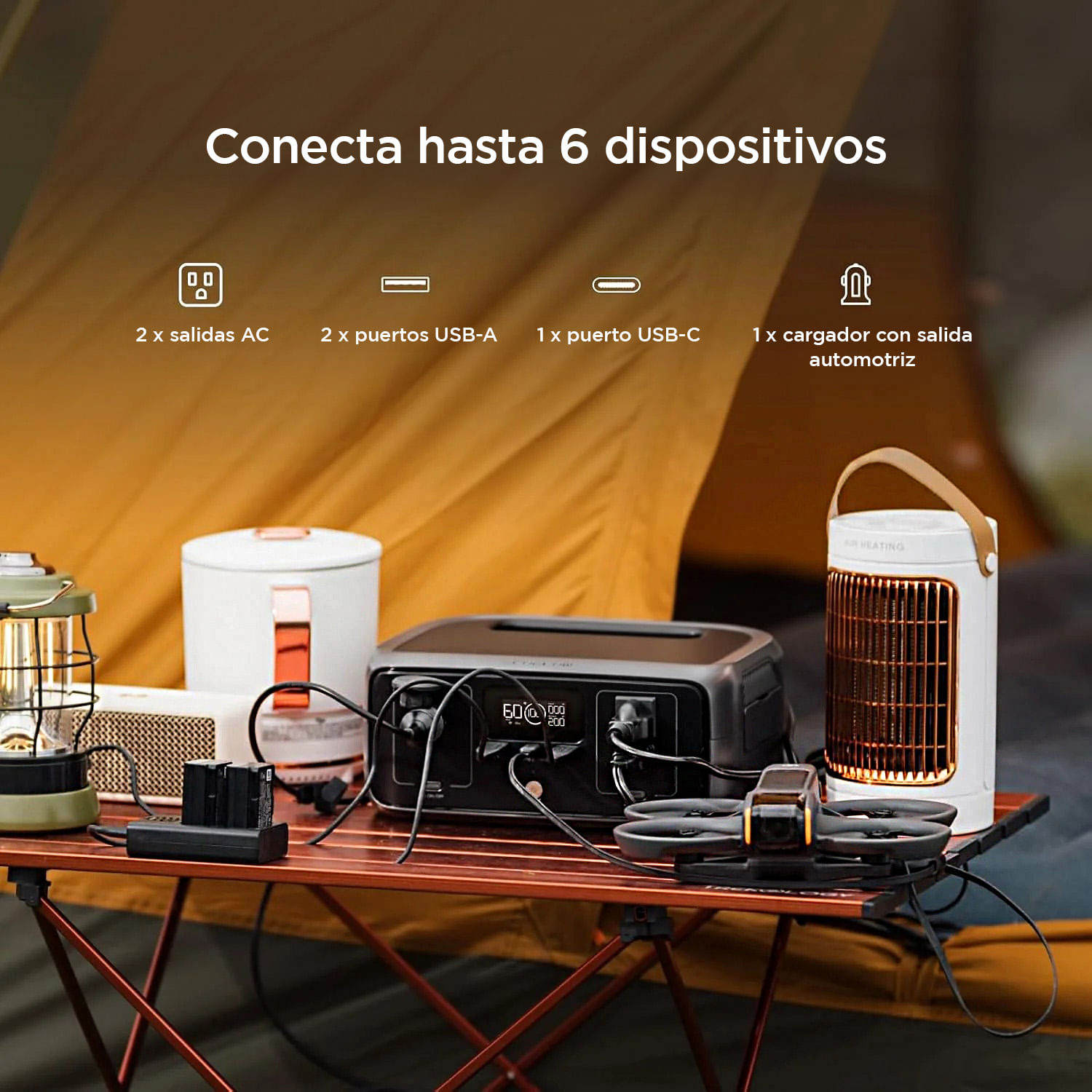 Estación de energía ECOFLOW RIVER 3 de 300W XBOOST de 600W. - ECOFLOW ...