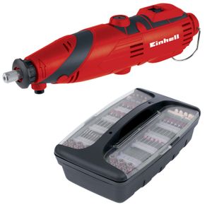 Motortool PROFESIONAL 135W con velocidad variable 10000 - 35000 RPM + 189 piezas. - EINHELL