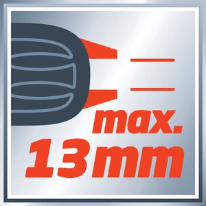 Taladro percutor eléctrico de 1/2" de 550W reversible de 1 sola velocidad. - EINHELL