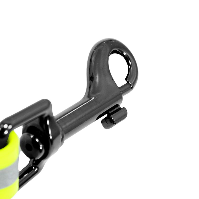 Correa-de-perro-talla-MEDIANA-amarillo-neon-y-gris-de-goma.---PUPPY---CO.