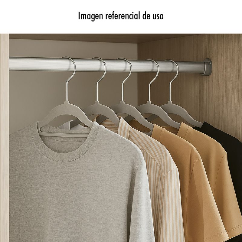 Armador-gris-para-ropa-con-diseño--Children--tipo-gamuza-en-set-de-10-unidades.---KENNEDY