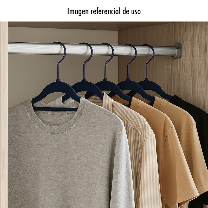 Armador-azul-para-ropa-con-diseño--Children--tipo-gamuza-en-set-de-10-unidades.---KENNEDY