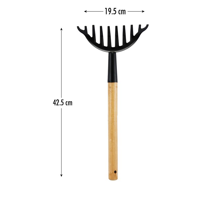 Rastrillo-de-aluminio-con-10-dientes-y-mango-pequeño-de-madera.---WRT