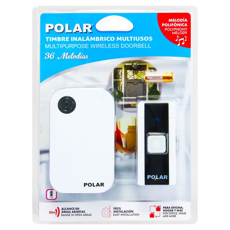 Timbre-inhalambrico-multiproposito-con-36-melodias.---POLAR