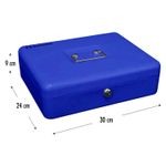 Caja-de-seguridad-Multiusos-con-llave-y-bandeja-interna-con-compartimnentos.---SAFEWELL