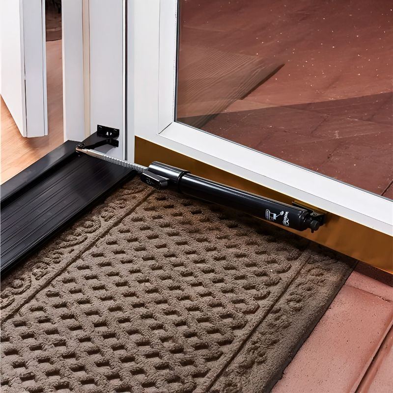 Cierra-puertas-negro-STANDAR-con-boton-para-mantener-la-puerta-abierta.---WRIGHT-PRODUCTS