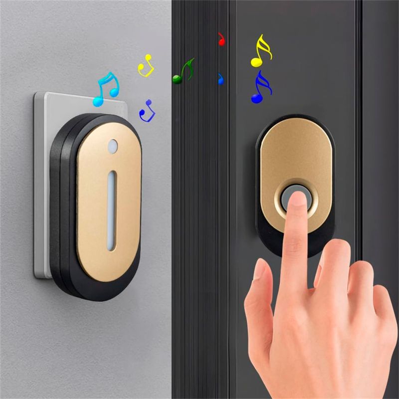 Timbre-inhalambrico-color-beige-3-piezas-y-con-36-melodias.---POLAR