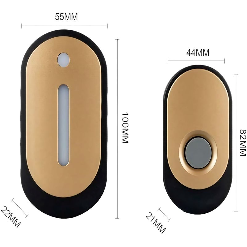 Timbre-inhalambrico-color-beige-3-piezas-y-con-36-melodias.---POLAR