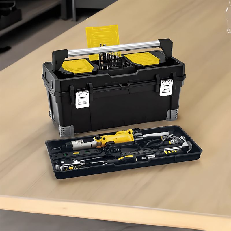 Caja-de-herramientas--PROFESIONAL--de-25--con-cerraduras-y-mango-metalicos.---RIMAX