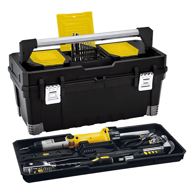 Caja-de-herramientas--PROFESIONAL--de-25--con-cerraduras-y-mango-metalicos.---RIMAX
