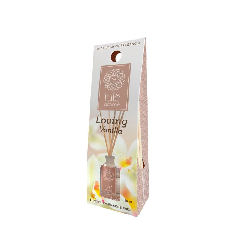 Ambiental-fragancia-LOVING-VAINILLA-con-difusores-de-aroma-de-bambu-30-ml.---LULE-AROME
