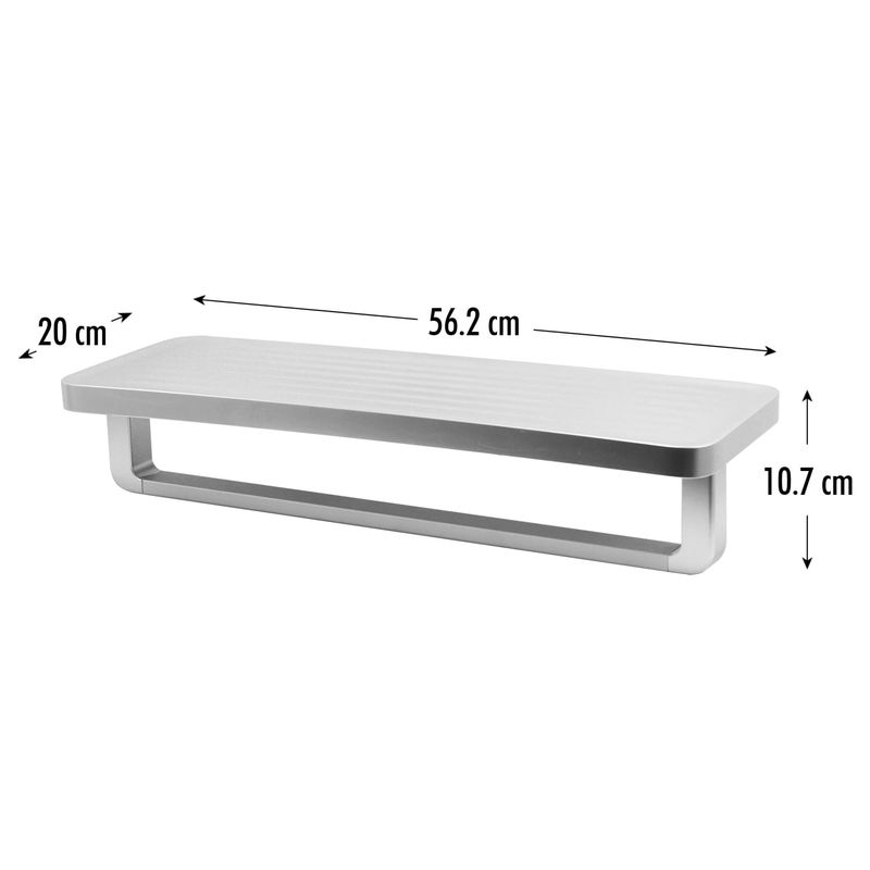 Repisa-ancha-plateada-rectangular-con-porta-toalla-inferior.---WRT