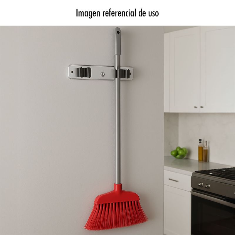 Cuelga-escobas-metalico-doble-color-blanco-con-rodillos-y-2-ganchos-multiusos.---BRINOX