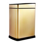 Basusero-touch-free-de-color-bronce-de-acero-inoxidable-con-capacidad-de-8L.---FREE-HOME