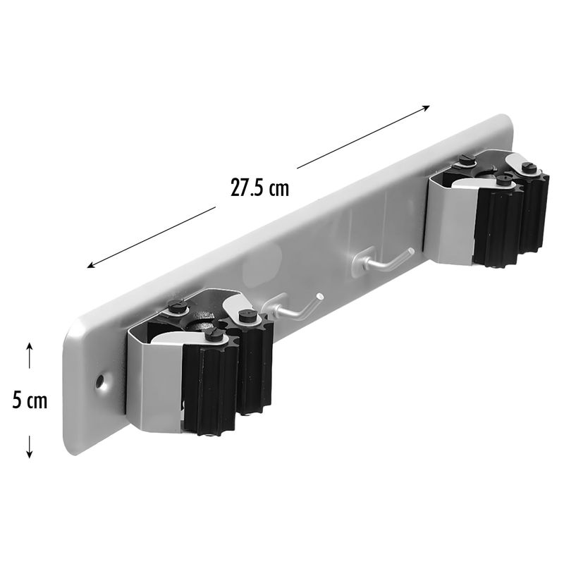 Cuelga-escobas-metalico-doble-color-plateado-con-rodillos-y-2-ganchos-multiusos.---BRINOX